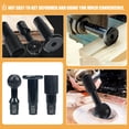 thumbnail image 3 of Mobutofu 3 x Têtes Accessoires de Perceuse Outil Rotatif Assortiment Noir pour Artisans, 3 of 8