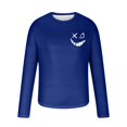 thumbnail image 4 of miqiqism Men's Vintage Graphic Sweatshirt Trendy Long Sleeve Crew Neck Pullover Tops Fashion Plus Size Jumper Blouses Sweatshirts,Blue,5X-Large, 4 of 4