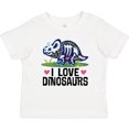 thumbnail image 3 of Inktastic Girl Dinosaur I Love Dinosaurs Girls Baby T-Shirt, 3 of 5