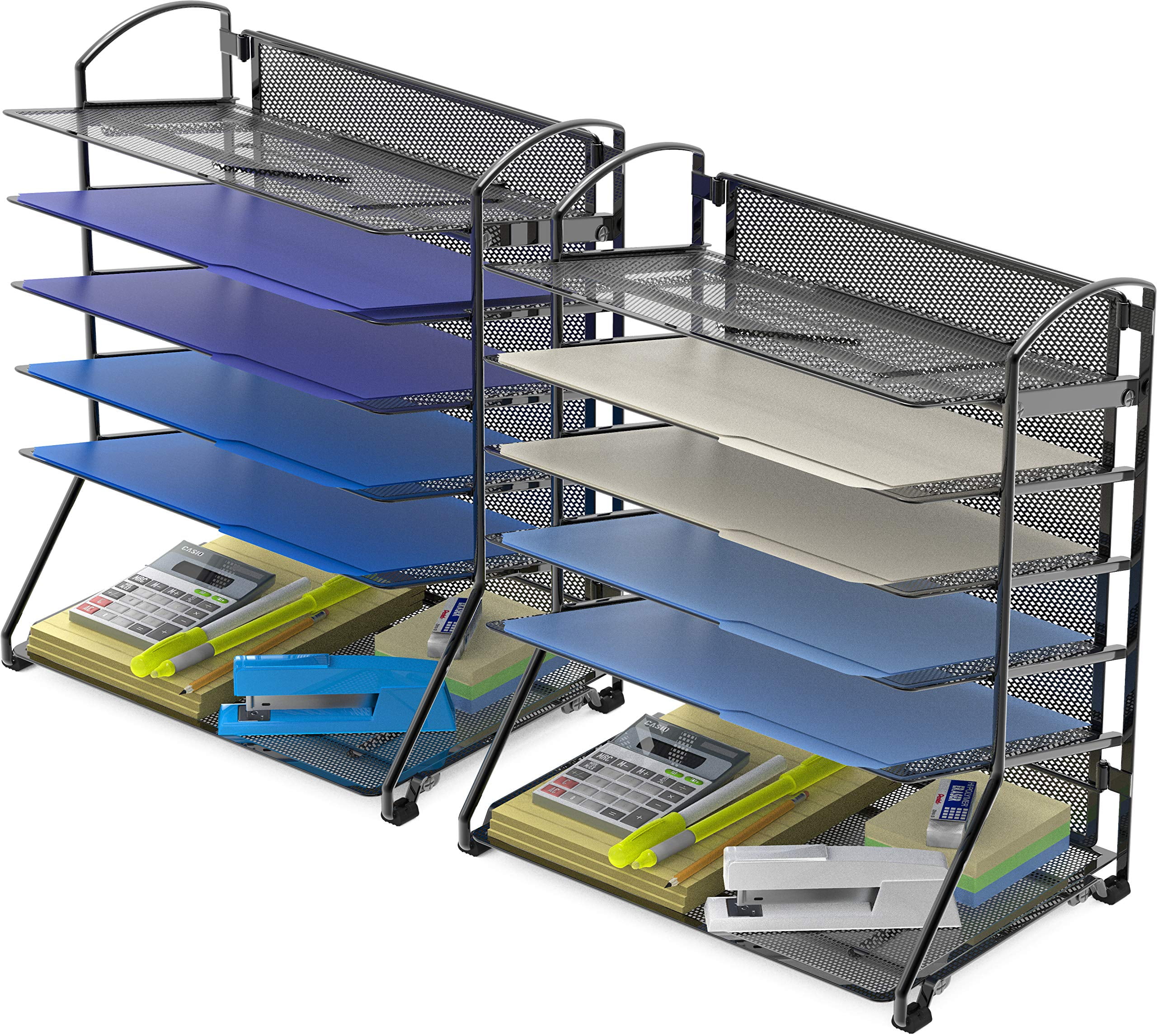Buy SHW 2PK 6Tier Document Tray, Black Online at Lowest Price in India