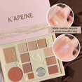 thumbnail image 2 of POINTERTECK Silk Touch Eyeshadow Palette Create Radiant 3D Makeup Looks with Skin-touch Blush Eyeshadow Palette, 2 of 9