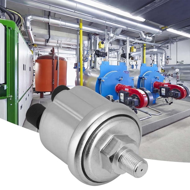 Sensor De Presión De Aceite Universal FAFEICY 1/8npt 0-10 Barras Para Generador, Tolerante A Alta Temperatura -25 F A 212 F, aleación De Aluminio