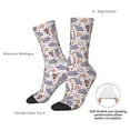 thumbnail image 4 of Rateoe cartoon mouse for Women Casual Calf Socks - Cute Crew Socks - Thin Soft Above Ankle Socks Size 5-11, 4 of 6