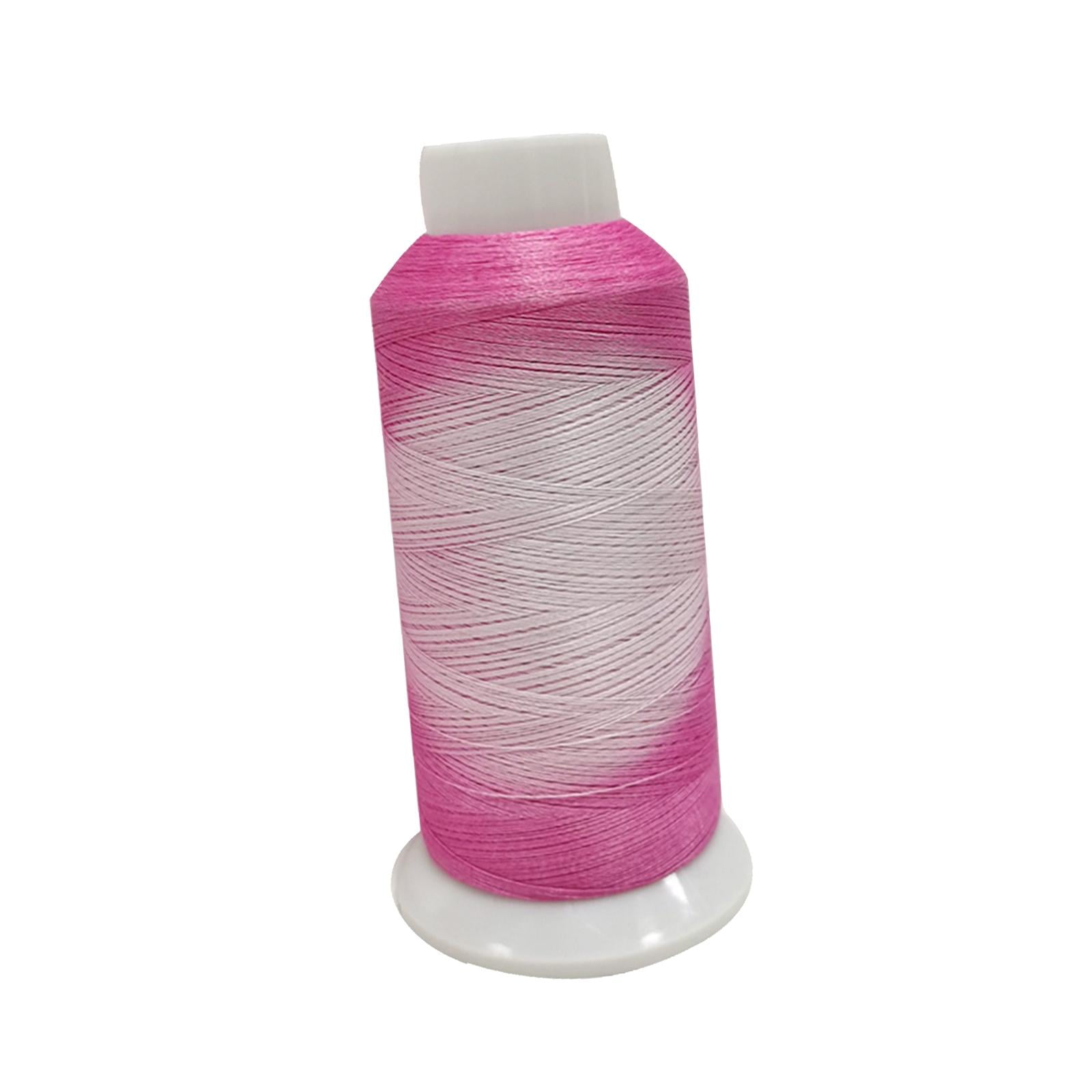S SERENABLE Colorful Color Changing Thread, Embroidery, Sewing Thread, Polyester Supplies Hand Knitting, for Quilting Blanket Festivals Crochet Shawl Red