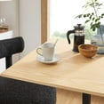 thumbnail image 6 of Modway Lippa Square 28" Wood Grain Mid-Century Modern Bar Table in Black Natural, 6 of 7