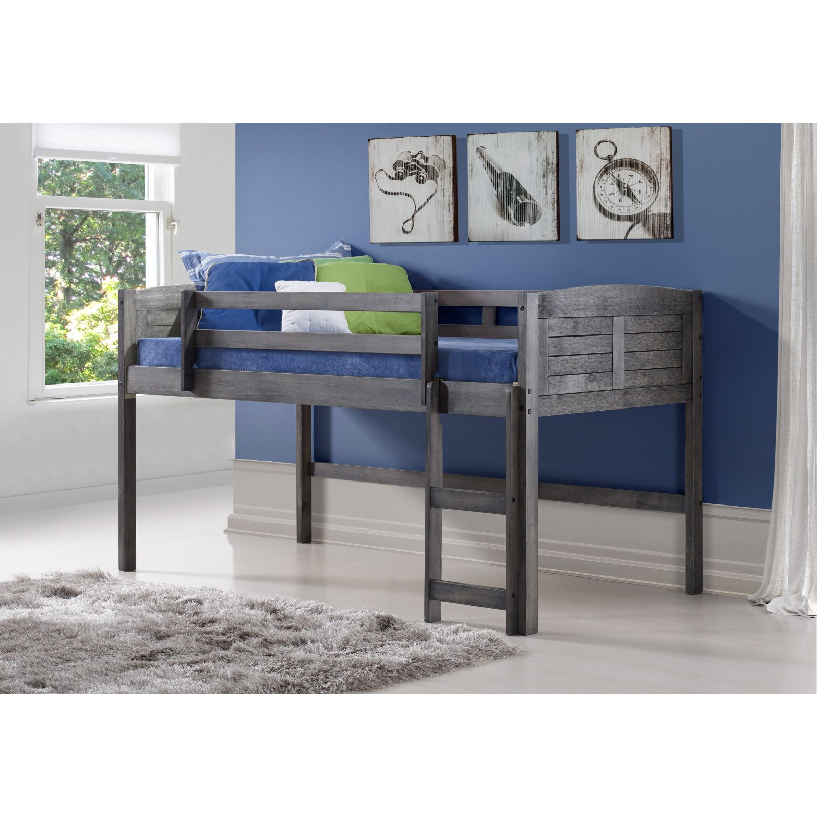Donco Kids Louver Low Loft by Pivot Direct
