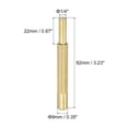 thumbnail image 2 of Uxcell 2pcs Brass Pin Punch 1/4" Non-marring Drive Punch for Watch Repair Automotive, 2 of 5