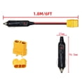 thumbnail image 4 of 2X Lighter Charging Cable XT90 Female Connector to Car Cig Male Plug for Solar Generator Power Station 14AWG 12V, 4 of 6