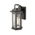 thumbnail image 3 of Millennium Lighting Ellis 1 Light Outdoor Wall Sconce Powder Coat Black Black, 3 of 4