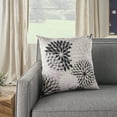 thumbnail image 4 of Mina Victory Aloha Indoor/Outdoor Black White 20" x 20" Throw Pillow, 4 of 6