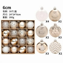 Christmas Tree Christmas Decorations!Happy Xmas Kyusrd 16-Pack Champagne Gold Christmas Balls Festive ornament Set for Christmas Tree