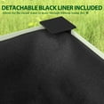 thumbnail image 4 of VEIKOUS 48''Lx23''Wx32''H Raised Garden Bed, Steel Planter Box W/Drainage and Detachable Liner, 7.5 Cu Ft Capacity, Cream White, 4 of 16