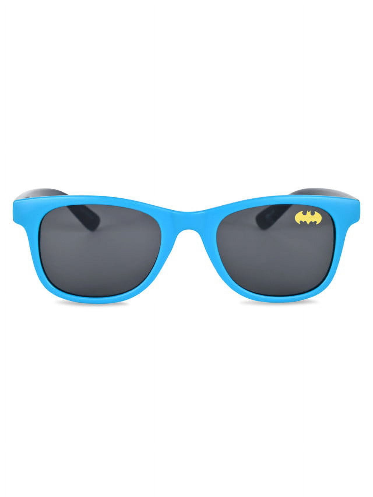 Batman Character Sunglasses For Boy's with Zippered Case and Carabiner