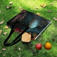 thumbnail image 6 of Dark Floral Fantasy Butterfly Blooms Art Waterproof Picnic Blanket with Foldable Zipper, Suitable for Outdoor Use, Suitable for Travel, Camping, Beaches, Parks, Grasslands, Picnic Blanket Accessories, 6 of 8