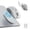 White, variant on ESR MagMouse Bluetooth Wireless Mouse Compatible with Laptops, Rechargeable with Built-in Cable & Reusable Adhesive Holder, BT 5.0 + 2.4 GHz Silent Ergonomic, White