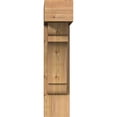 thumbnail image 2 of Ekena Millwork 7 1/2"W x 24"D x 32"H Olympic Block Smooth Bracket w/ Offset Brace, Western Red Cedar, 2 of 25