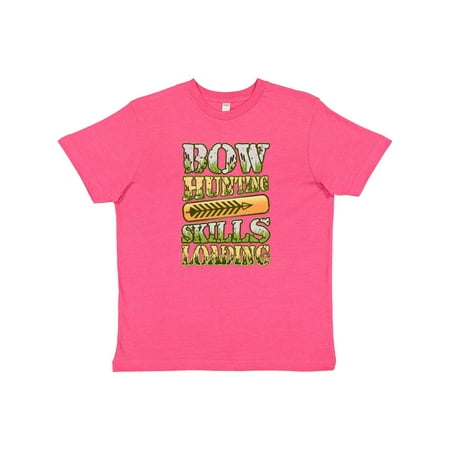 Inktastic Hunter Archery Bow Hunting Skills Loading Youth T-Shirt