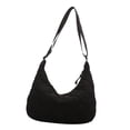 thumbnail image 2 of Bolso de hombro para mujer Sunnimix gran capacidad acolchado ligero duradero Negro 32 cm x 30 cm x 11 cm, 2 of 6