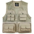 thumbnail image 2 of Maboto Fishing Vest Breathable Fishing Travel Mesh Vest with Zipper Pockets Summer Work Vest for Outdoor Activities, 2 of 7
