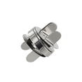 thumbnail image 2 of Round Magnetic Snap, Prong Back, Nickel Plate, 2 of 9