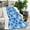 Blue Dog Paw, variant on Black Labrador Blanket,Comfortable Soft Flannel Throw Blanket,All Season,Warm Lightweight Blankets for Sofa Bed Couch Living Room Chair,30"x40"(80x100cm)