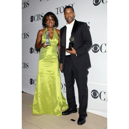 Viola Davis Denzel Washington In The Press Room For American Theatre WingS 64Th Annual Antoinette Perry Tony Awards - Press Room La Sport Club On The Plaza - Rockefeller Center New York Ny June 13 201