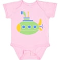 thumbnail image 3 of Inktastic Cute Green Submarine Boys or Girls Baby Bodysuit, 3 of 5