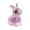 Purple, variant on Moocorvic Resin Easter Bunny Tabletop Decor Glow-in-the-Dark Rabbit Figurine Easter Basket Stuffers(Blue)