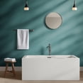 thumbnail image 3 of Melody 60 Inch Freestanding Bathtub in White with Polished Chrome Trim and Floor Mounted Faucet in Matte Black, 3 of 8