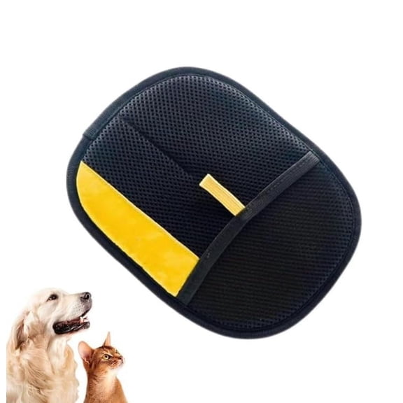 Double-Sided Pet Grooming Gloves,Cat Grooming Gloves,Pet Electrostatic Hair Removal Gloves, Double-Sided Bristle Brush Sticky Hair Removal Tool