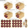 thumbnail image 3 of Cajas de dulces de Navidad, calendario de adviento navideño, cajas de regalo vacías para niños, 3 of 3