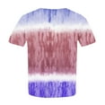 thumbnail image 6 of Patlollav Plus Size Tops For Women Tie Dye Short Sleeve Tunic Shirts Lightweight Crewneck Oversize Tshirts For Women 2024, 6 of 6