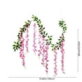 thumbnail image 3 of Yonrjhukm Artificial Wisteria Flower Vines Garland, Silk Hanging Flowers for Wedding & Garden Decor, Perfect for Home Decoration and DIY Bouquets, Elegant Floral Accents for Any Occasion, 3 of 6
