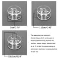 thumbnail image 4 of YEQIN 25 bobinas para máquina de coser con estuche Sa156 bobinas de plástico clase 15 compatibles con máquina de coser y bordar Brother Singer (25 bobinas con caja), 4 of 5