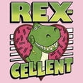 thumbnail image 2 of Girl's Toy Story Valentine Rex-Cellent  Graphic Tee Light Pink Large, 2 of 4