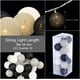 thumbnail image 2 of Luces de hadas de bolas de algodón Laklulu - Luces de hadas de bolas de 20 LED de 3 m para decoración de luz nocturna en interiores como Navidad, bodas, fiestas, habitaciones, cortinas, 2 of 5