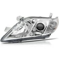 thumbnail image 3 of SCITOO Headlamps replacement For Toyota Camry 2007-2009 headlights assembly Chrome Housing Amber Reflector Clear Lens 8117006202 8113006201, 3 of 4