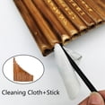 thumbnail image 3 of Handmade 15 Pipes Panpipes Wood Musical Woodwind Instrument, 3 of 8