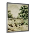 thumbnail image 2 of Designart 'Cabin In The Green Mountains' Cabin & Lodge Framed Art Print, 2 of 4