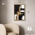 thumbnail image 5 of Golden Contrast I Canvas Gold Leaf Wall Art by Art Remedy, Gold Frame, 16" x 24", 5 of 7