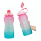 thumbnail image 1 of Botella Para Agua Deportiva Medio Galón Rosa a Verde Malubero  Malu1366, 1 of 5