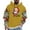 Yellow, variant on UVEASISHA Mens Christmas Hoodies Big and Tall Ugly Graphic Sweatshirts Cute Santa Claus Hooded Sweatshirt Color Block Fashion Long Sleeve Pullover Tops Wine XXL