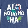 thumbnail image 3 of Lilo & Stitch - Alo Ho Ho Ho Ha - Girls Fitted Short Sleeve Tee, 3 of 5