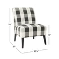 thumbnail image 2 of HomePop Modern Armless Dining Accent Chair, 2 of 9