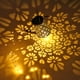 thumbnail image 3 of LED ducha luz solar cadena estrella impermeable patio proyector arte luz (A), 3 of 9
