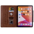 thumbnail image 2 of ELEHOLD for iPad Pro 12.9 2021/2020/2018/2022 ,Premium PU Leather Card Slot Folio Stand Cover, Auto Wake/Sleep,Multiple Viewing Angles Magnetic Smart Shockproof Protective Cover,Brown, 2 of 6