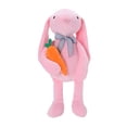 thumbnail image 1 of Manier de célébrer Pâques, Peluches lapin Rose en polyester de 14 pouces -- Rose, 1 of 5