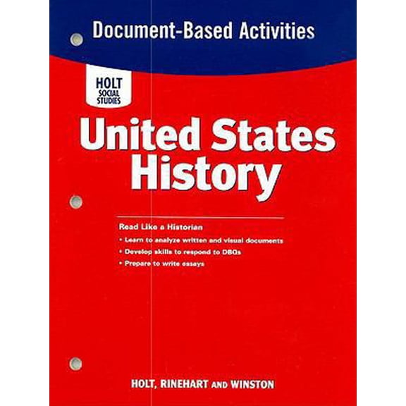 Pre-Owned United States History: Document-Based Question Activities (Paperback) 0030412374 9780030412370