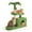 Green - Leaves, variant on OSM 33-inch Floral Cat Tree for Indoor Cats, Compact Cat Tower with Scratching Posts, Cozy Condo, Flower Perch & Dangling Toys for Kittens & Small Cats, Pink