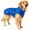 Blue, variant on Dog Winter Coat with Fleece Lining and Reflective Stand Collar for Medium and Large Breeds